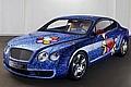 Bentley Continental GT gestaltet von Romero Britto. 